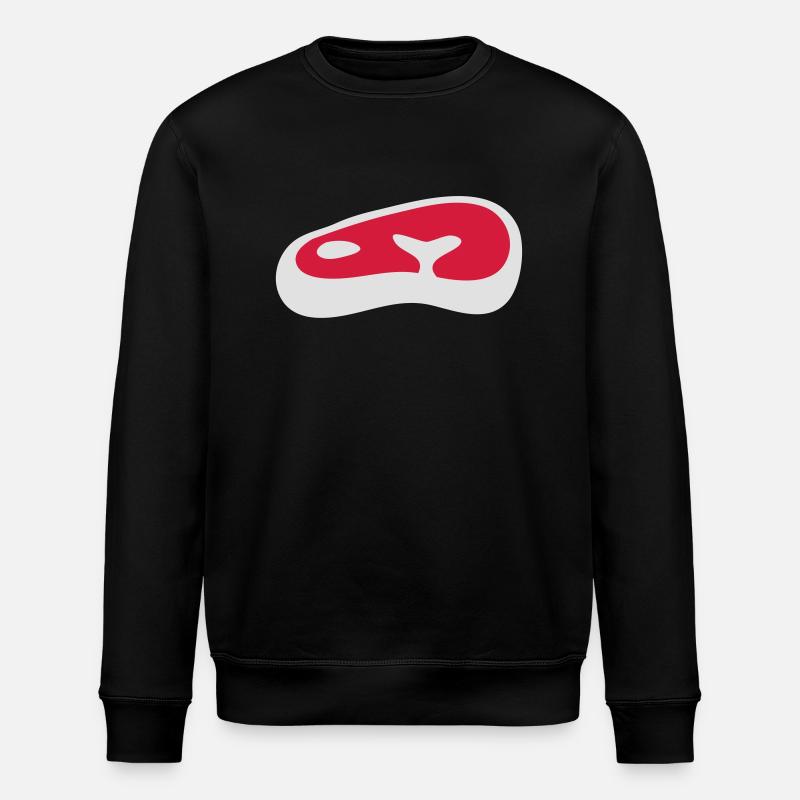 Steak - Stanley/Stella Unisex Bio-Sweatshirt ROLLER - Schwarz