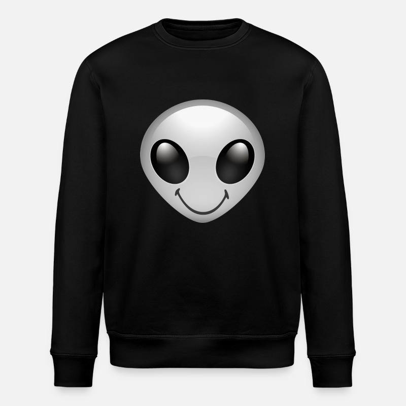 Smiley Alien - Sweat bio ROLLER Stanley/Stella Unisexe - noir
