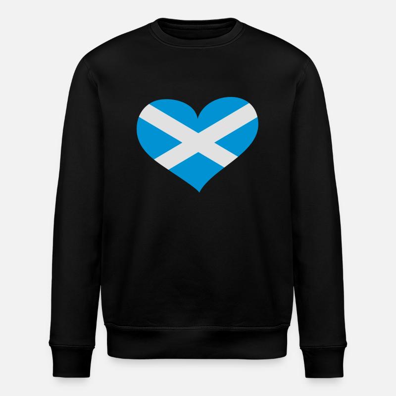 Schottland Herz; Heart Scotland - Sweat bio ROLLER Stanley/Stella Unisexe - noir