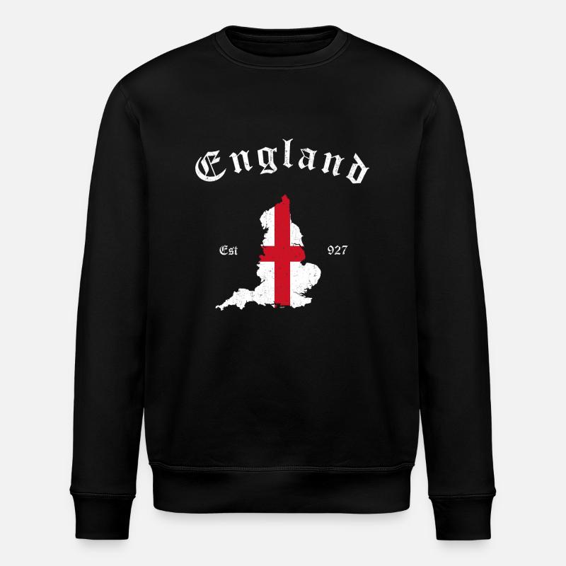 England Map - Sweat bio ROLLER Stanley/Stella Unisexe - noir