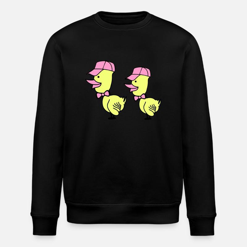 Duck Cap - Stanley/Stella ROLLER Unisex Organic Sweatshirt - black