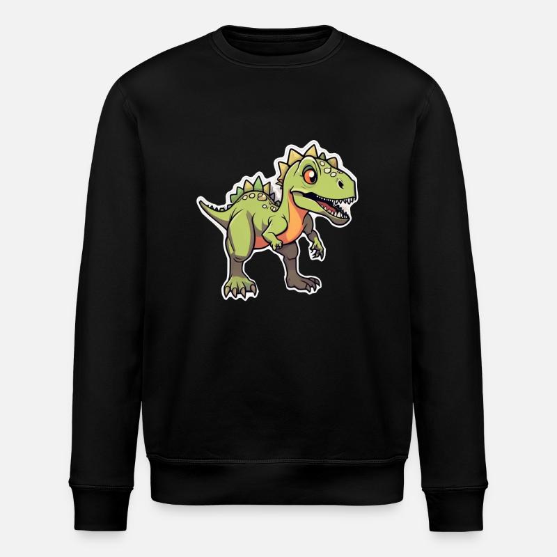 dinosaure dessin animé - Sweat bio ROLLER Stanley/Stella Unisexe - noir
