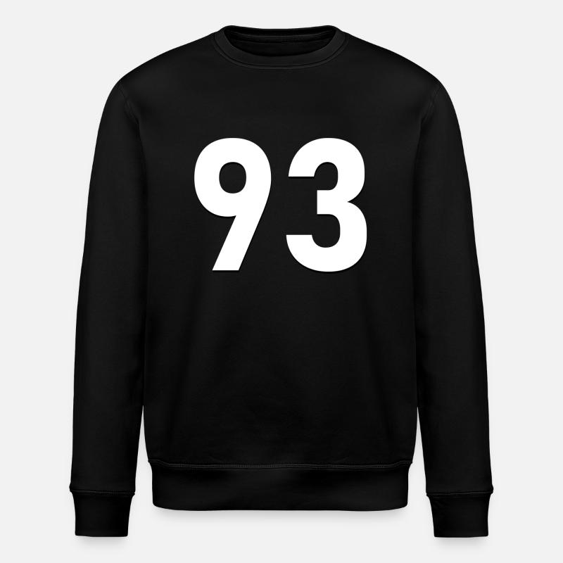 93 - Stanley/Stella økologisk unisex-sweatshirt ROLLER - sort