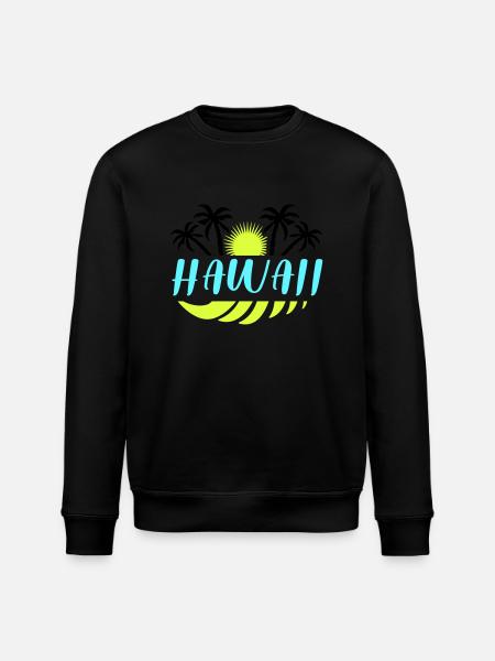 Hawaii - Stanley/Stella ROLLER Unisex Organic Sweatshirt - black