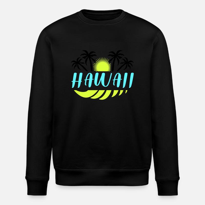 Hawaï - Sweat bio ROLLER Stanley/Stella Unisexe - noir