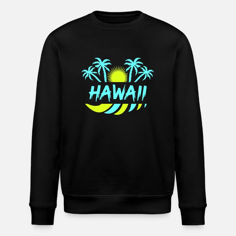 Hawaii - Stanley/Stella ROLLER Unisex Organic Sweatshirt - black