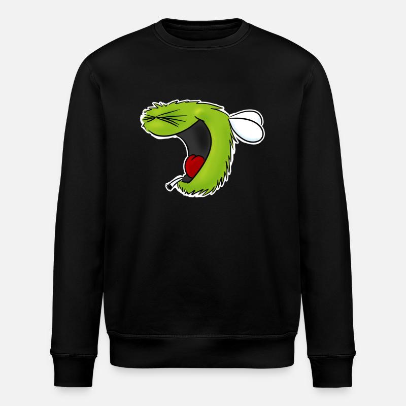 Hahahahaha bourdon - Sweat bio ROLLER Stanley/Stella Unisexe - noir