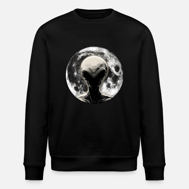 Alien Moonlight - Stanley/Stella Unisex Bio-Sweatshirt ROLLER - Schwarz