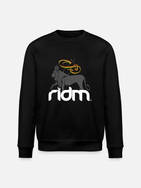 ridm lion - Stanley/Stella Unisex Bio-Sweatshirt ROLLER - Schwarz