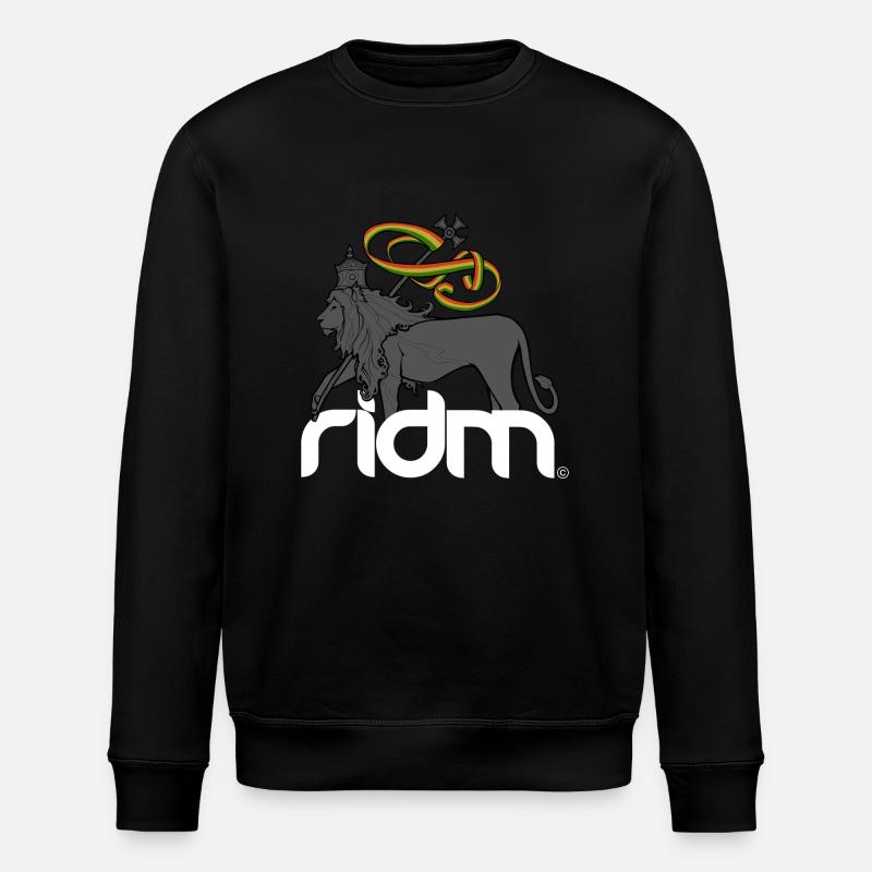 ridm lion - Stanley/Stella ROLLER Unisex Organic Sweatshirt - black