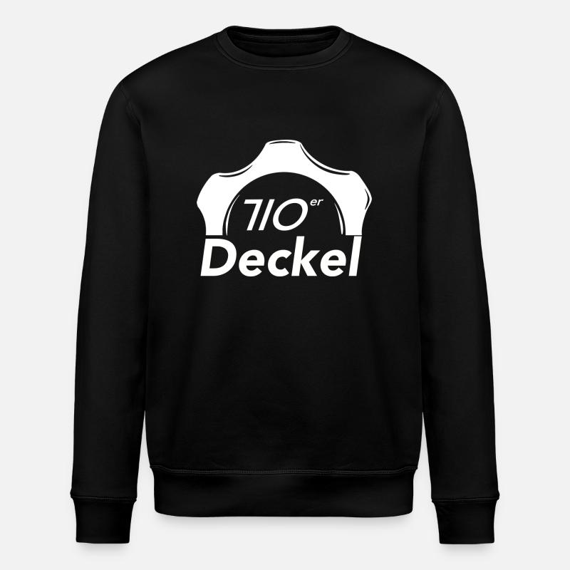 710er Deckel - Stanley/Stella Unisex Bio-Sweatshirt ROLLER - Schwarz