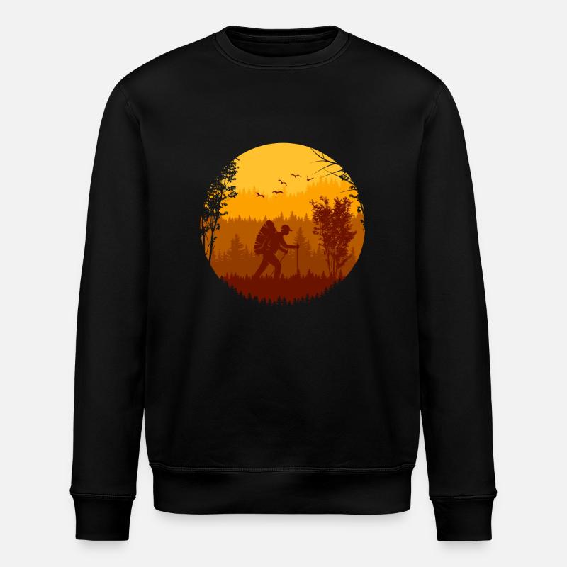 Wanderreise - Stanley/Stella Unisex Bio-Sweatshirt ROLLER - Schwarz