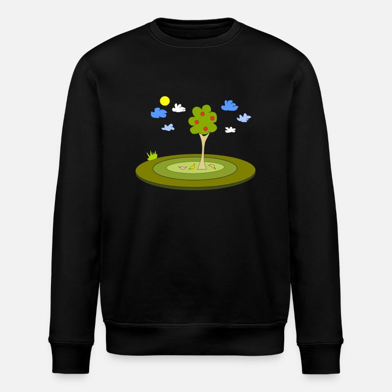 Naturstück - Stanley/Stella Unisex Bio-Sweatshirt ROLLER - Schwarz