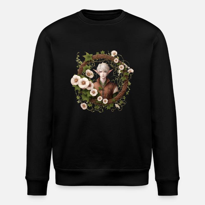 Blumenelf - Stanley/Stella Unisex Bio-Sweatshirt ROLLER - Schwarz