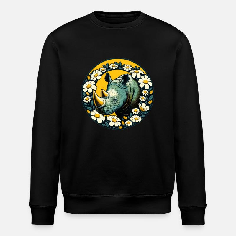 Nashorn - Stanley/Stella Unisex Bio-Sweatshirt ROLLER - Schwarz