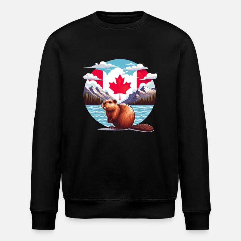 Canada Bieber 6 - Sweat bio ROLLER Stanley/Stella Unisexe - noir