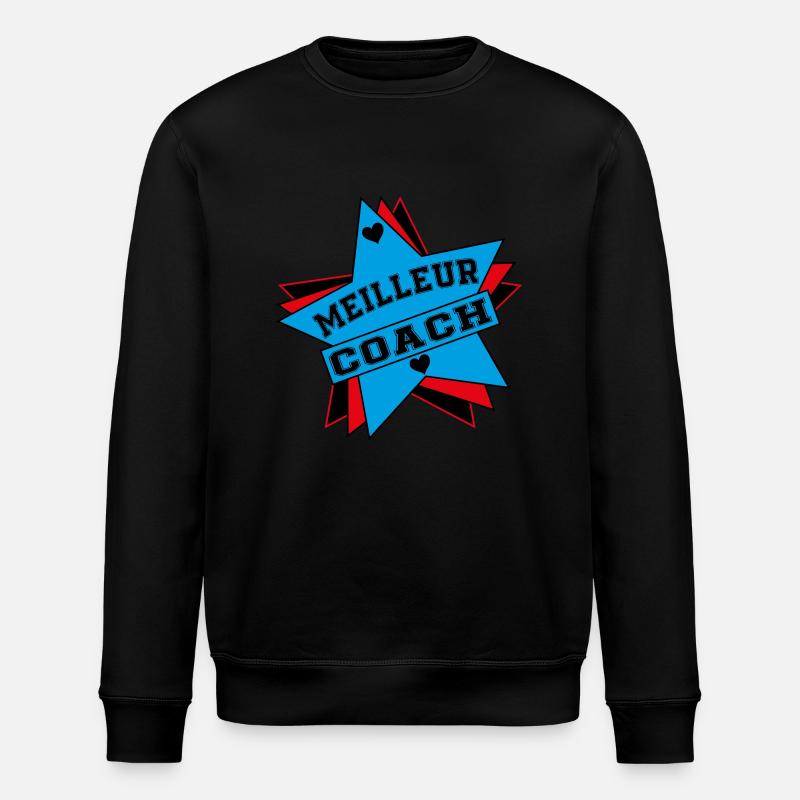 MEILLEUR COACH 16ZSgh - Sweat bio ROLLER Stanley/Stella Unisexe - noir