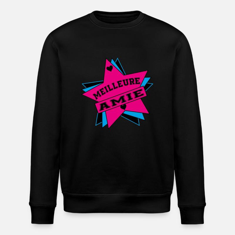 MEILLEURE AMIE - Sweat bio ROLLER Stanley/Stella Unisexe - noir