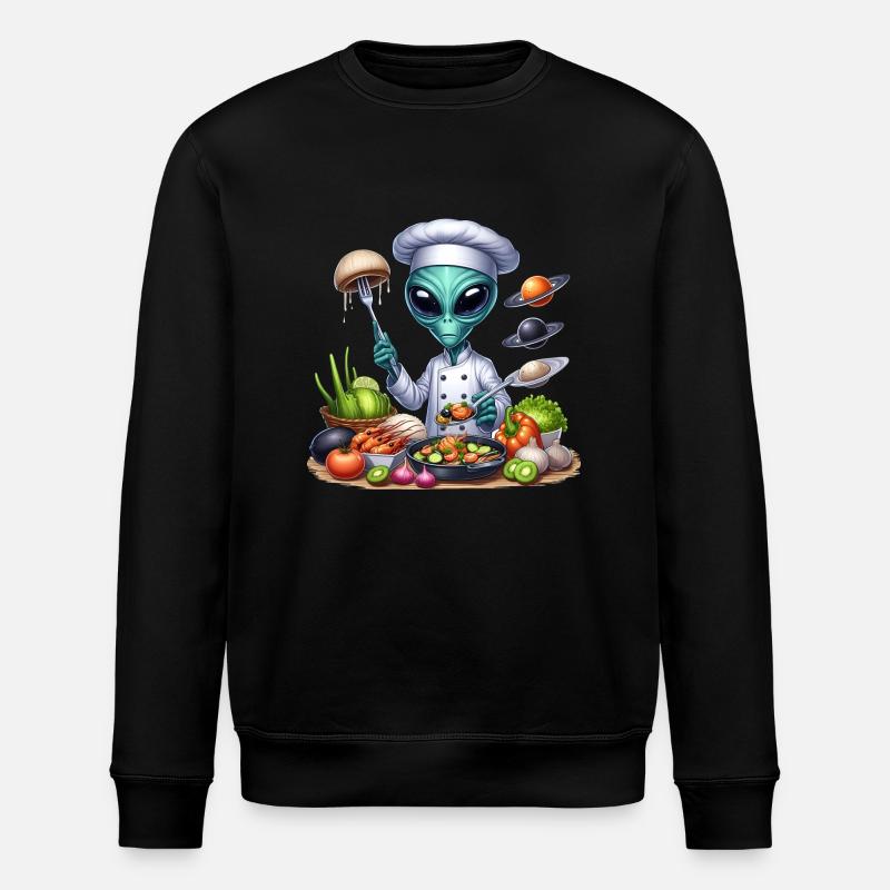Alien Koch - Stanley/Stella Unisex Bio-Sweatshirt ROLLER - Schwarz