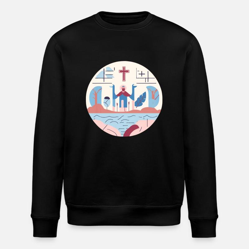 biblique 3 - Sweat bio ROLLER Stanley/Stella Unisexe - noir