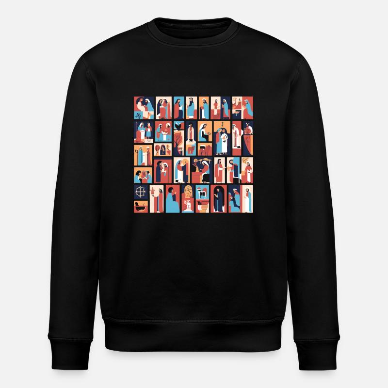 biblique 8 - Sweat bio ROLLER Stanley/Stella Unisexe - noir