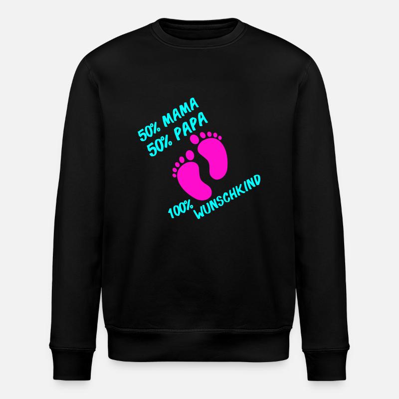 100 Wunschkind 002 - Sweat bio ROLLER Stanley/Stella Unisexe - noir