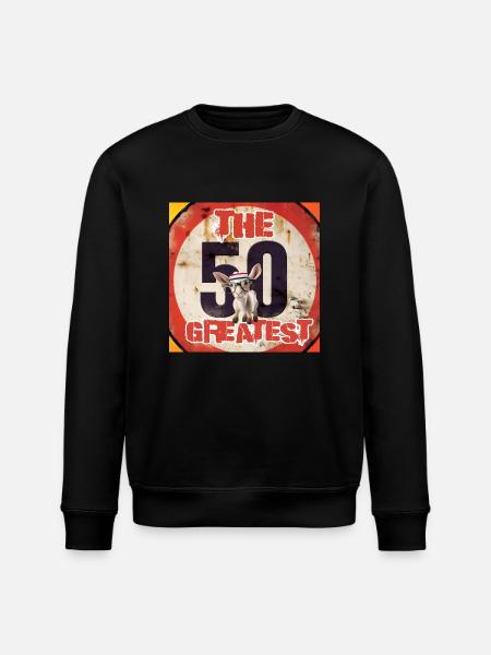 Die 50 größten - Stanley/Stella Unisex Bio-Sweatshirt ROLLER - Schwarz