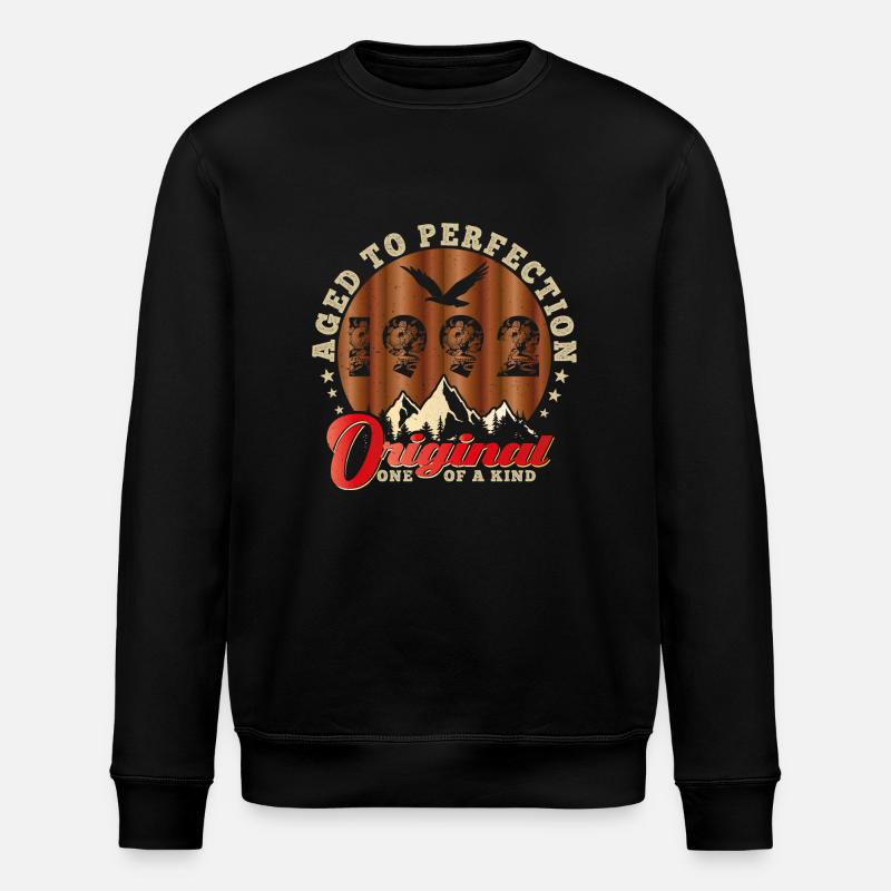 Iconic 1992 Anniversary - Stanley/Stella ROLLER Unisex Organic Sweatshirt - black