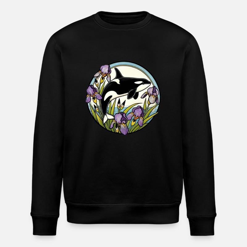 Schwertwal - Stanley/Stella Unisex Bio-Sweatshirt ROLLER - Schwarz