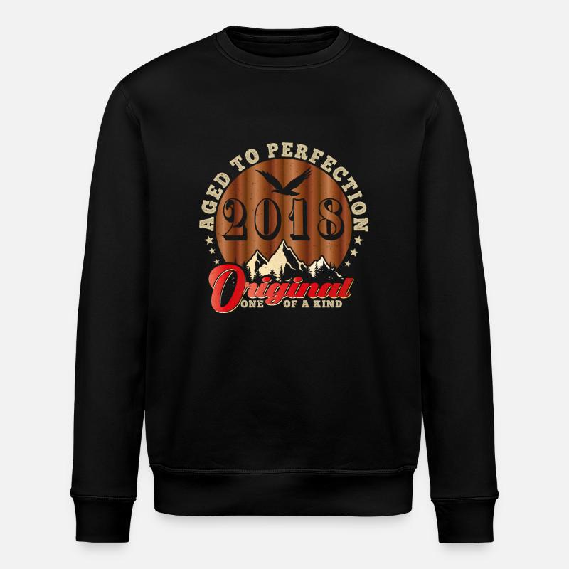 Iconic 2018 Anniversary - Stanley/Stella ROLLER Unisex Organic Sweatshirt - black