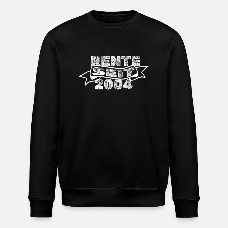 2004 2004 - Stanley/Stella ROLLER Unisex Organic Sweatshirt - black