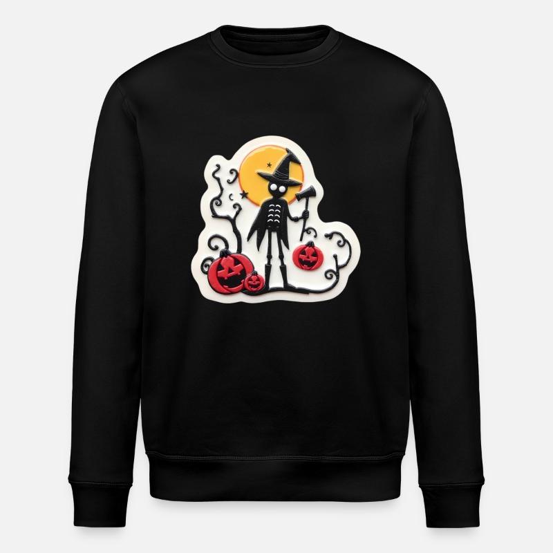 Spooky Halloween - Stanley/Stella ROLLER Unisex Organic Sweatshirt - black