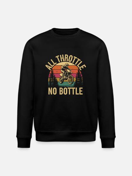 Pure motocross passion - Stanley/Stella ROLLER Unisex Organic Sweatshirt - black