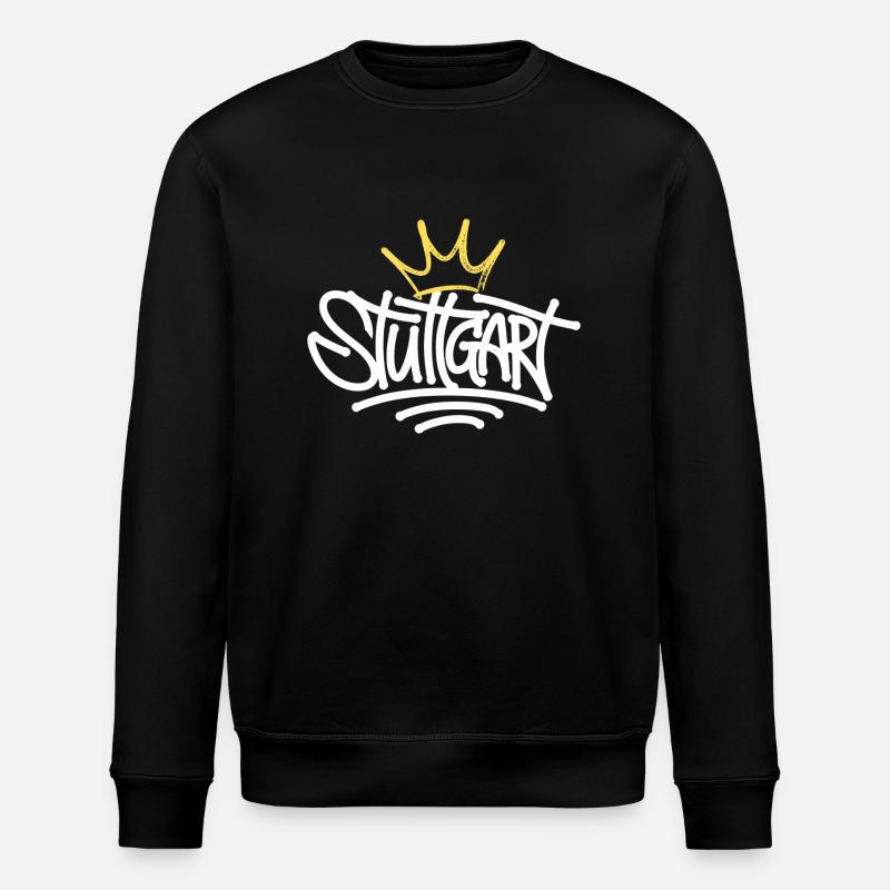 Stuttgart Graffiti - Stanley/Stella Unisex Bio-Sweatshirt ROLLER - Schwarz