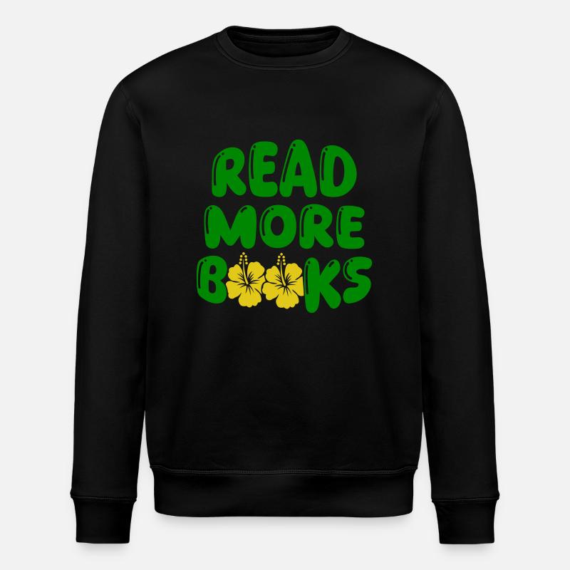 read more books 1 - Stanley/Stella Unisex Bio-Sweatshirt ROLLER - Schwarz