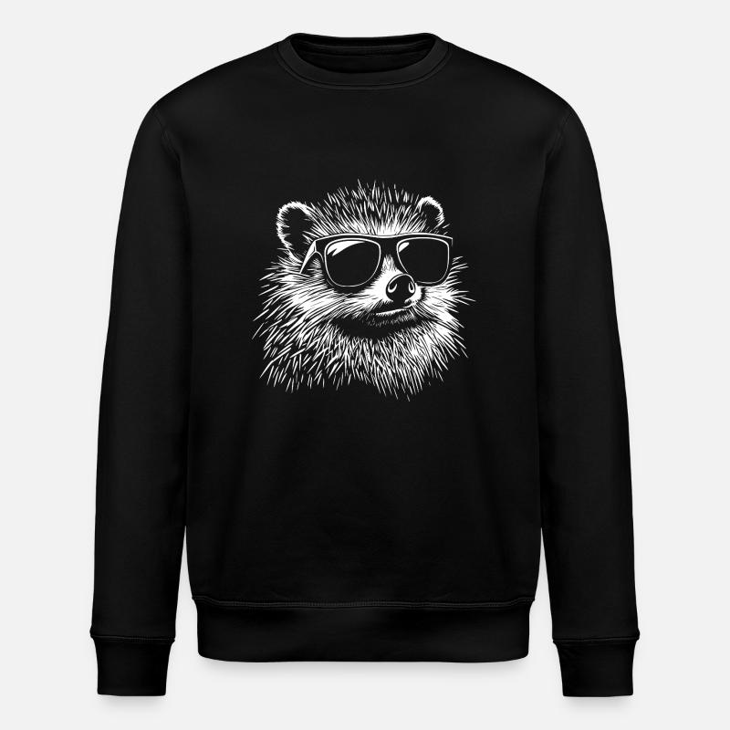 Lunettes de soleil hérisson - Sweat bio ROLLER Stanley/Stella Unisexe - noir
