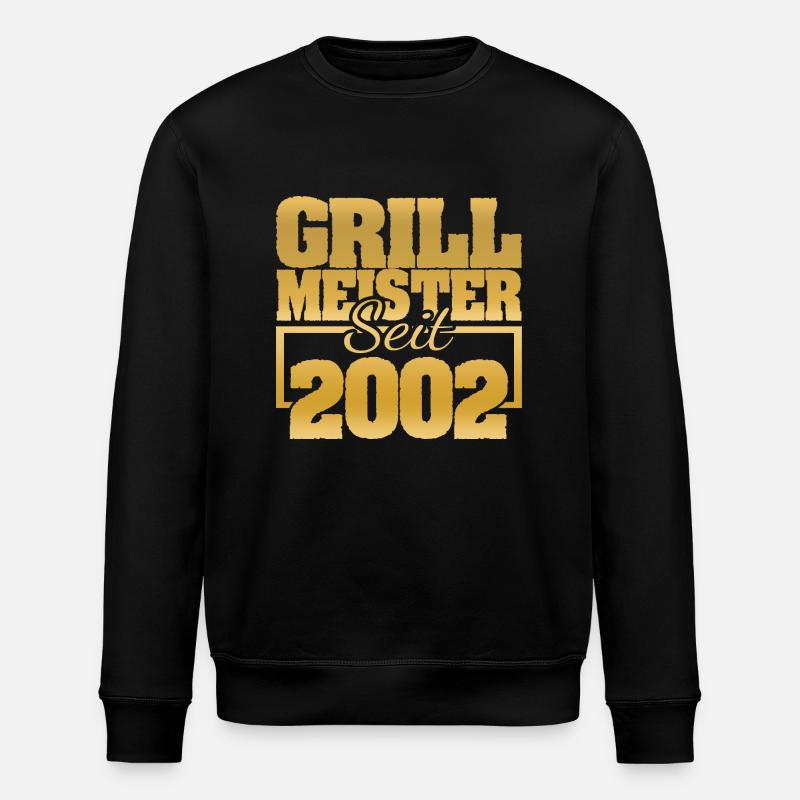 Grillfleisch 2002 - Stanley/Stella Unisex Bio-Sweatshirt ROLLER - Schwarz