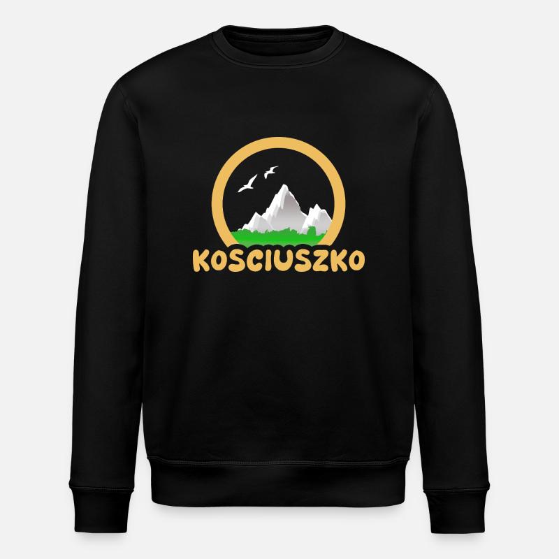 Kosciuszko - Sweat bio ROLLER Stanley/Stella Unisexe - noir