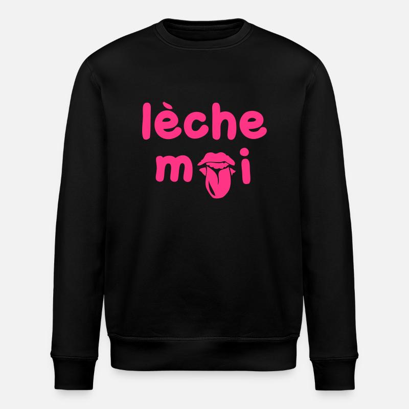 leche oder Sie wollen mich - Stanley/Stella Unisex Bio-Sweatshirt ROLLER - Schwarz