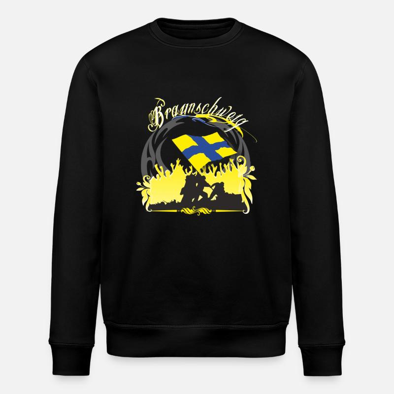 braunschweig - Stanley/Stella Unisex Bio-Sweatshirt ROLLER - Schwarz