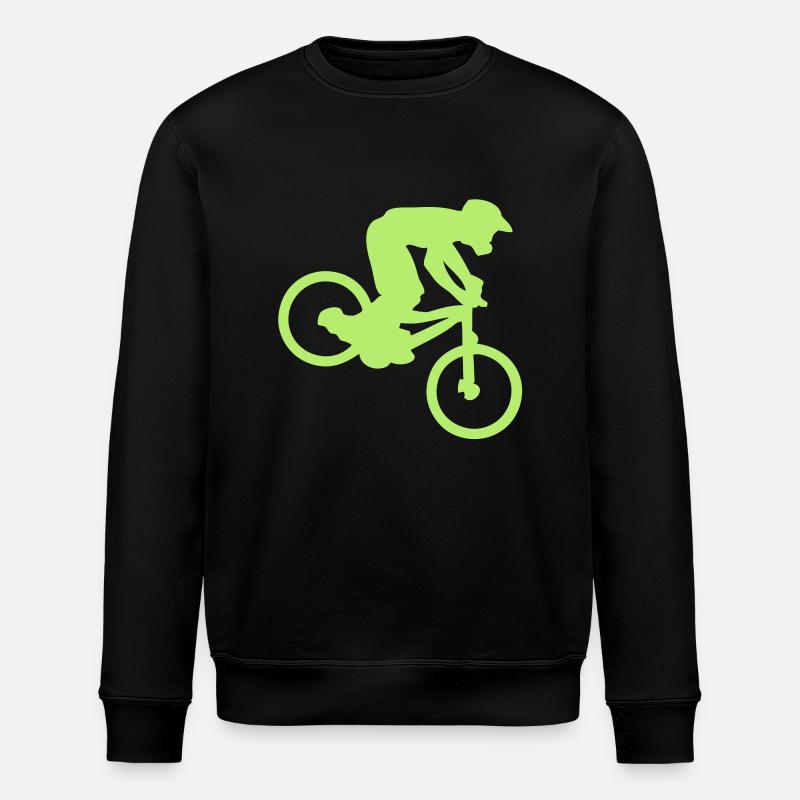 DOWNHILL MOUNTAIN BIKER - Stanley/Stella Unisex Bio-Sweatshirt ROLLER - Schwarz