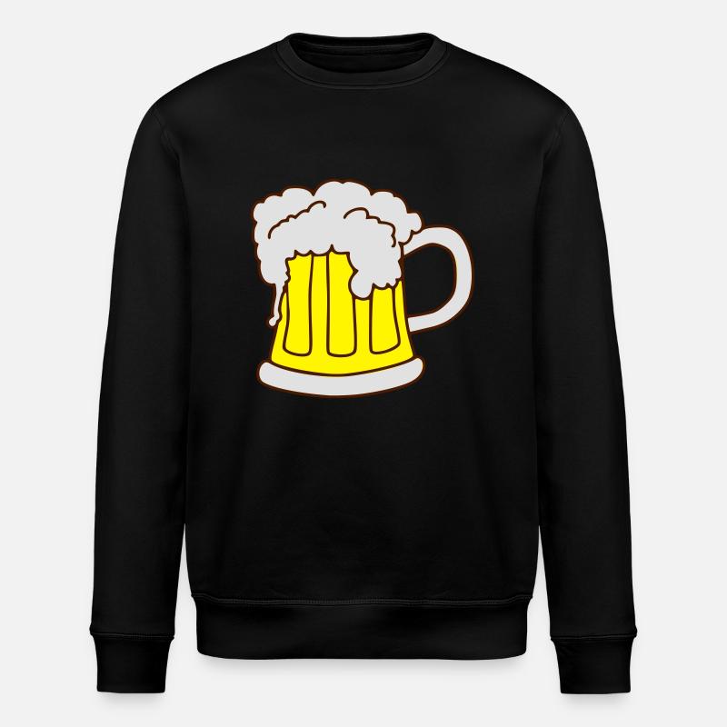 Bierkrug - Stanley/Stella Unisex Bio-Sweatshirt ROLLER - Schwarz