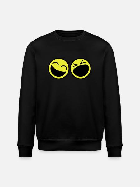 Smileys - Stanley/Stella ROLLER Unisex Organic Sweatshirt - black