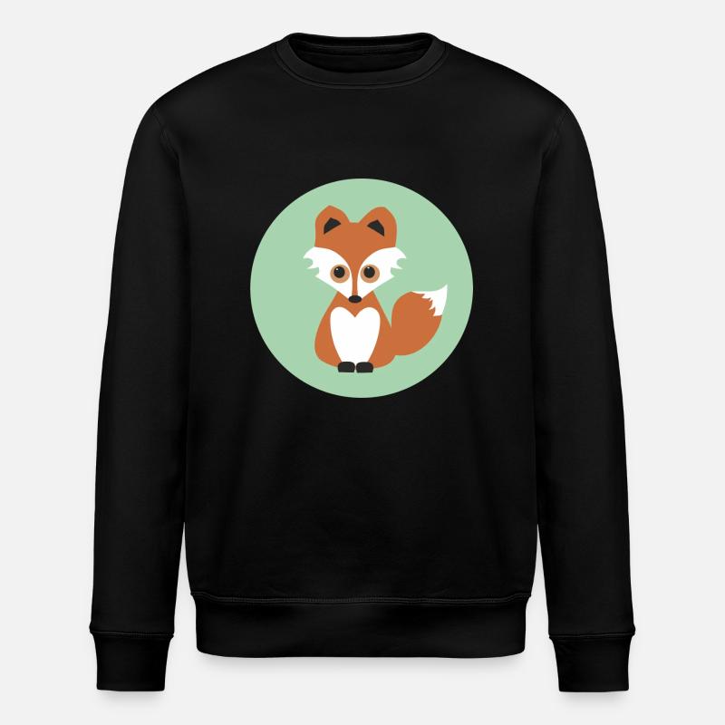 fuchs - Stanley/Stella Unisex Bio-Sweatshirt ROLLER - Schwarz