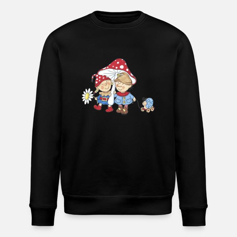Wichtel_05 - Stanley/Stella Unisex Bio-Sweatshirt ROLLER - Schwarz