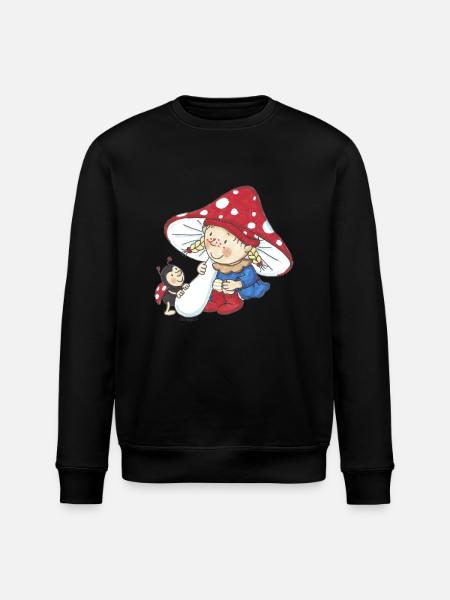Wichtel_06 - Stanley/Stella Unisex Bio-Sweatshirt ROLLER - Schwarz