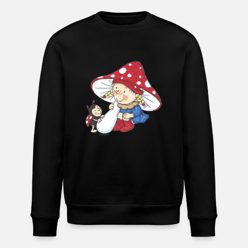 Wichtel_06 - Stanley/Stella Unisex Bio-Sweatshirt ROLLER - Schwarz