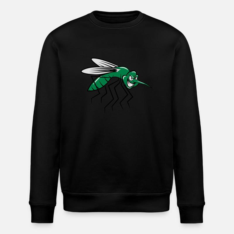 Mosquito bande dessinée drôle - Sweat bio ROLLER Stanley/Stella Unisexe - noir