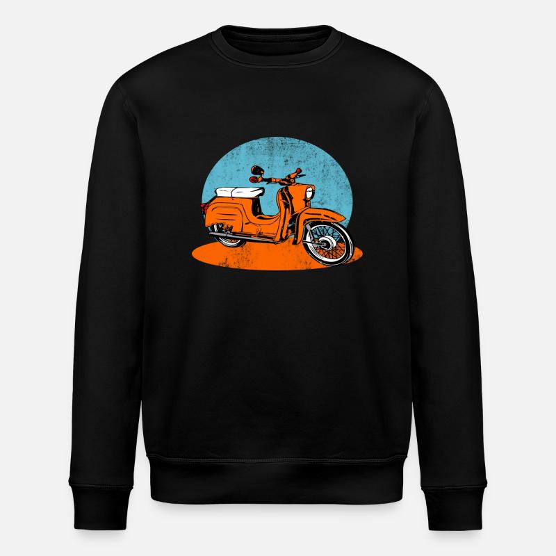 Simson Schwalbe DDR Moped - Stanley/Stella Unisex Bio-Sweatshirt ROLLER - Schwarz