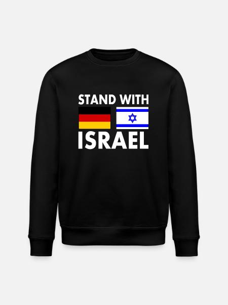 Israel - Stanley/Stella Unisex Bio-Sweatshirt ROLLER - Schwarz